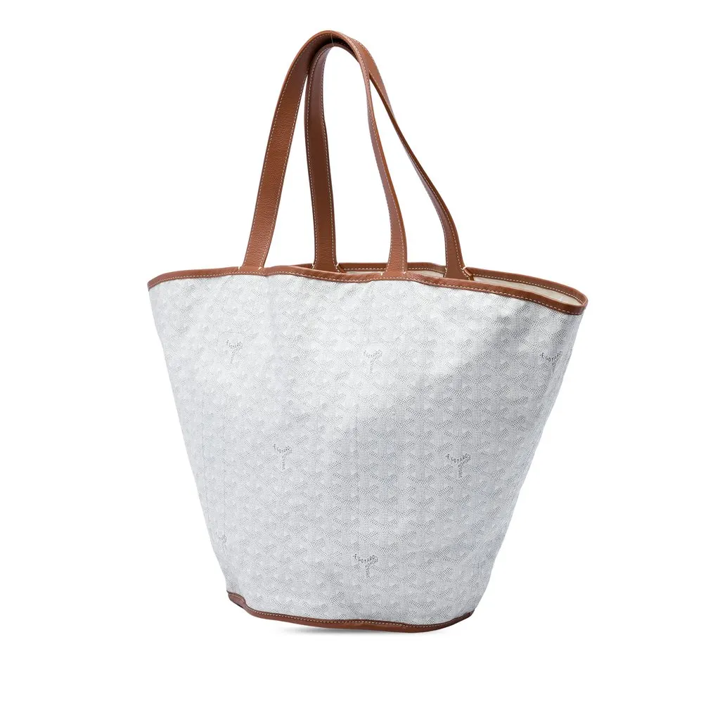 Goyard Goyardine Reversible Belharra Tote White Very good - Back View
