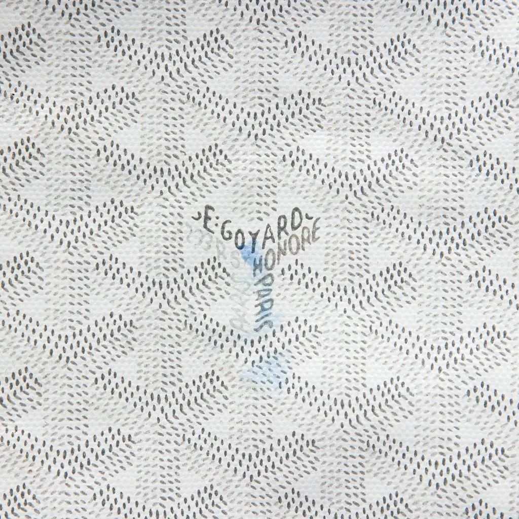 Goyard Goyardine Reversible Belharra Tote White Very good - Box View
