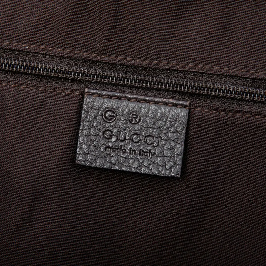 Gucci GG Nylon Princy Tote Brown Very good - Box View