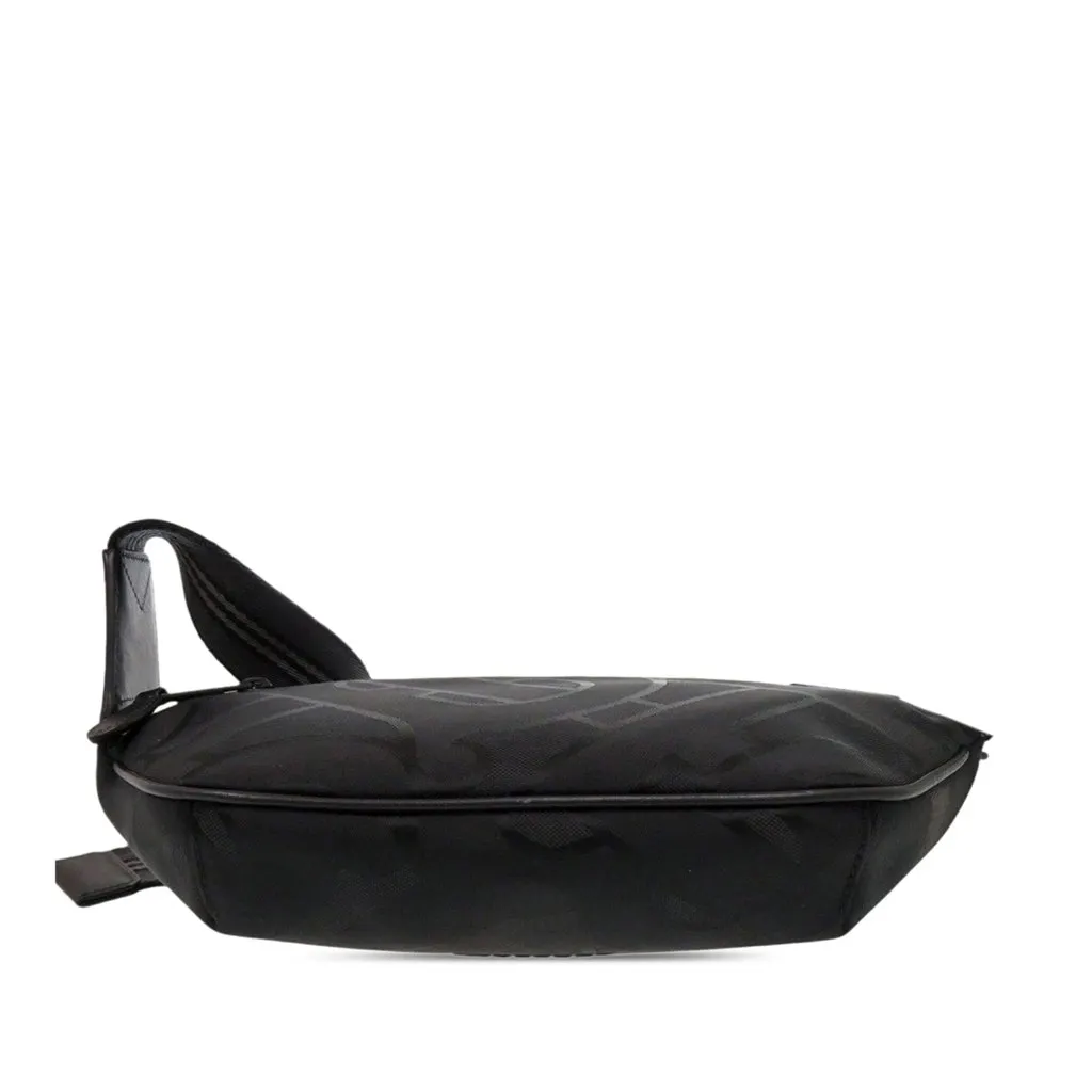 Burberry TB Monogram Nylon Sonny Belt Bag Black Very good - Inside View