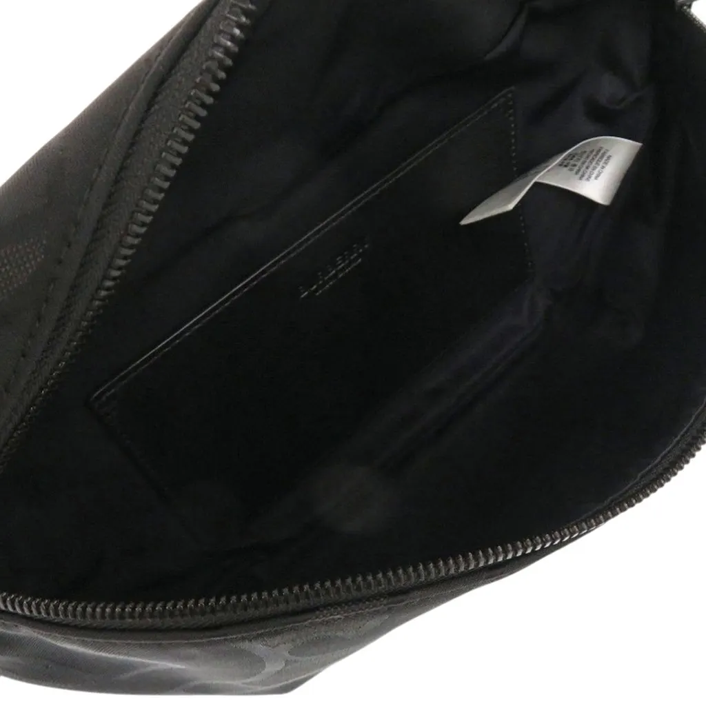 Burberry TB Monogram Nylon Sonny Belt Bag Black Very good - Model View