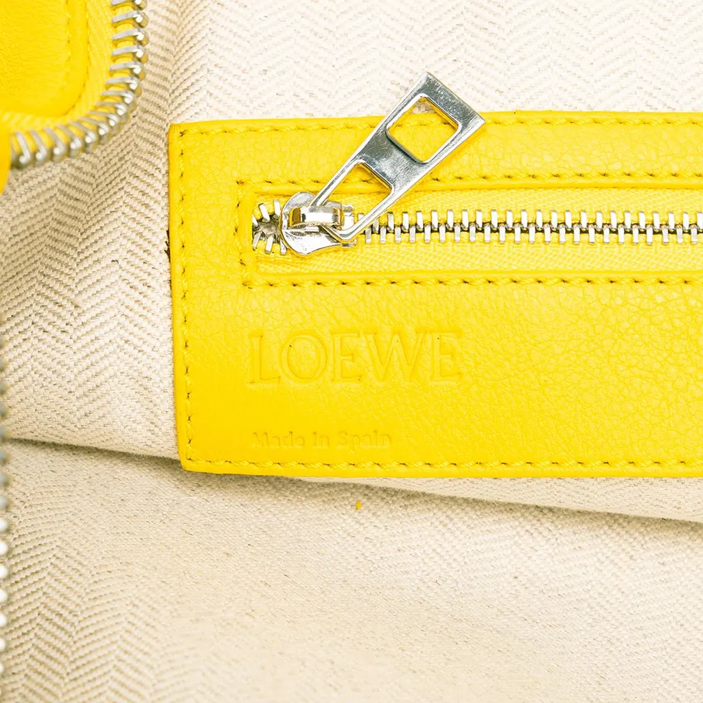 Loewe Leather Anagram Toledo Briefcase Yellow Leather Good - Box View