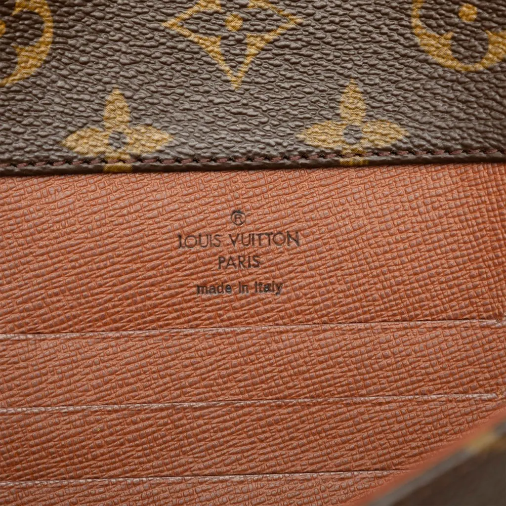 Louis Vuitton Monogram Sofia Coppola Slim Clutch Brown Very good - Box View