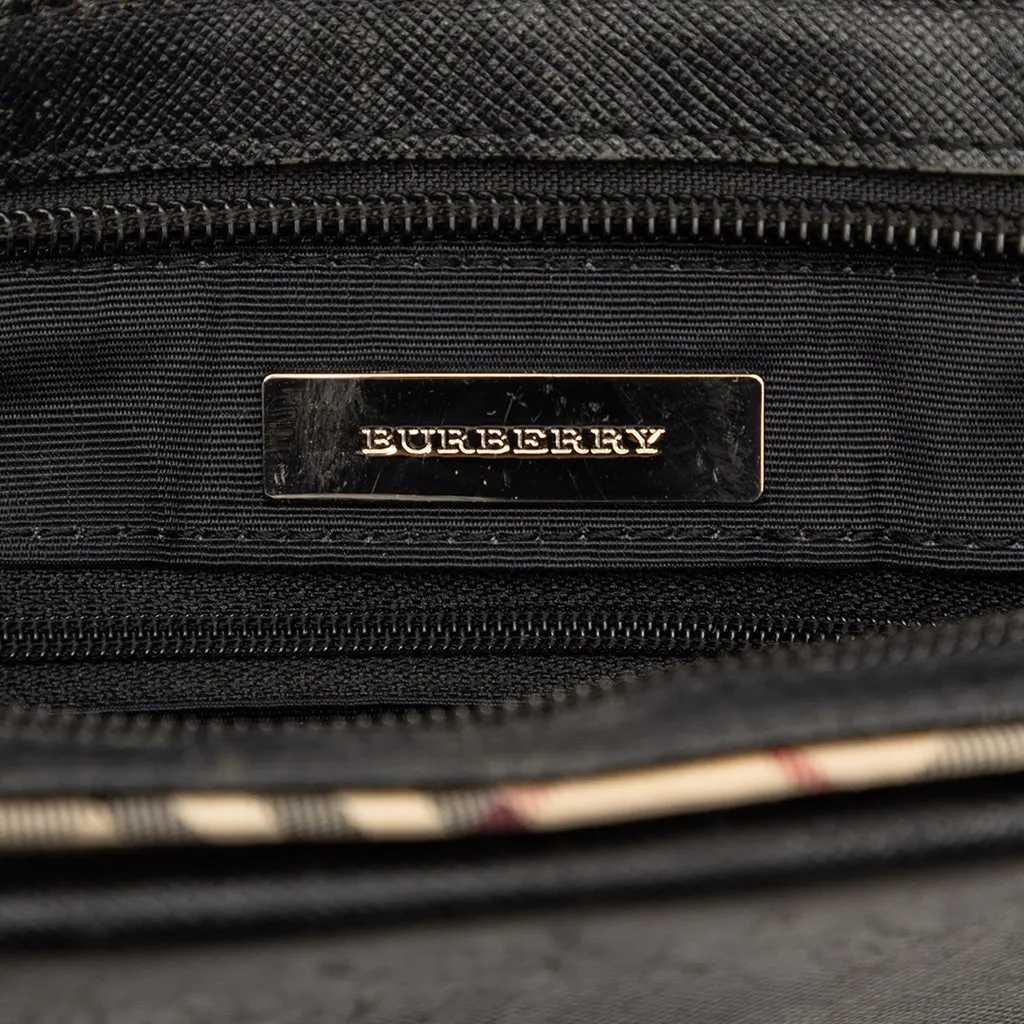 Burberry Nova Check Canvas Shoulder Bag Beige Very good - Box View
