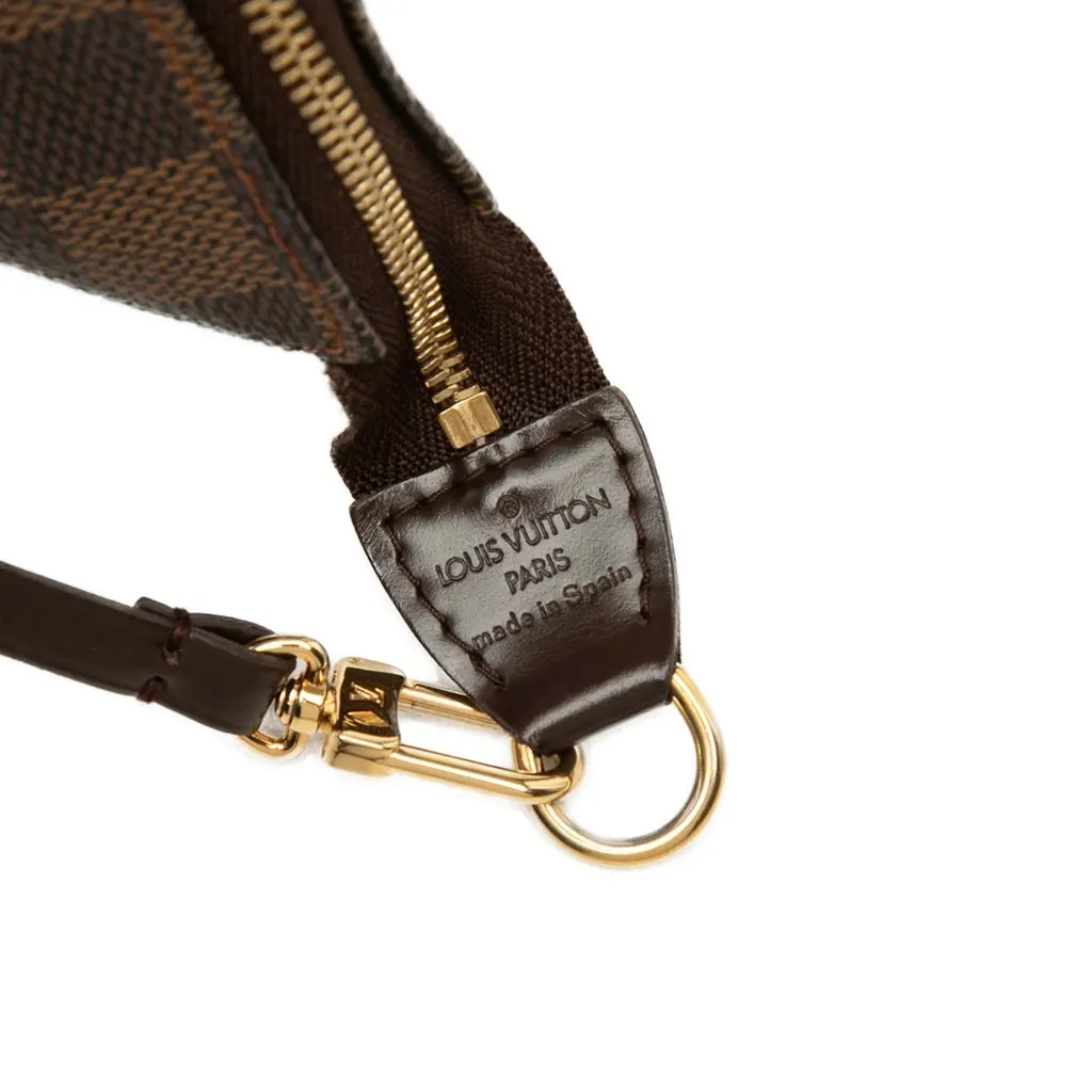 Louis Vuitton Damier Ebene Pochette Accessoires Brown Canvas Very good - Box View