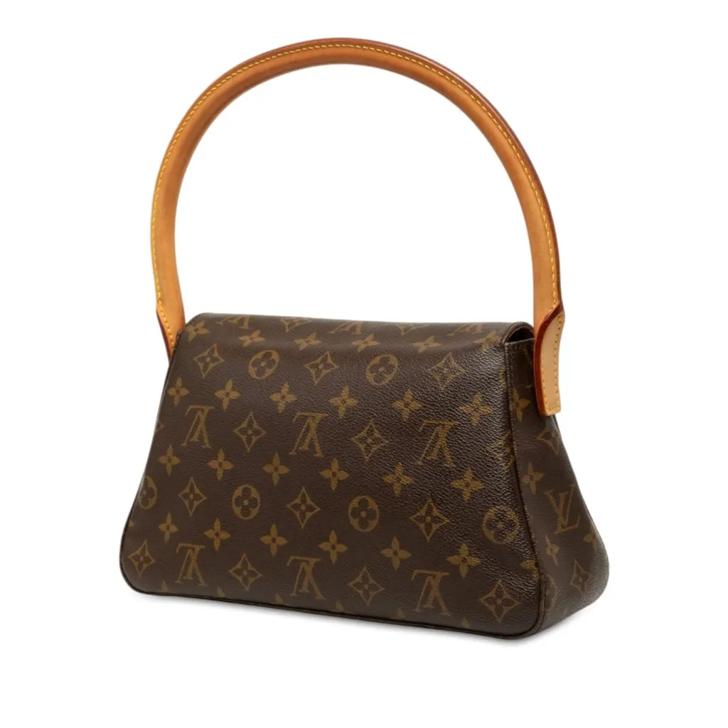 Louis Vuitton Monogram Mini Looping Brown Very good - Back View