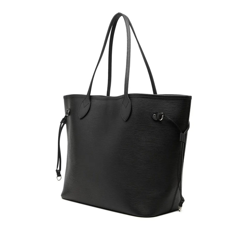 Louis Vuitton Epi Neverfull MM Black Leather Very good - Back View