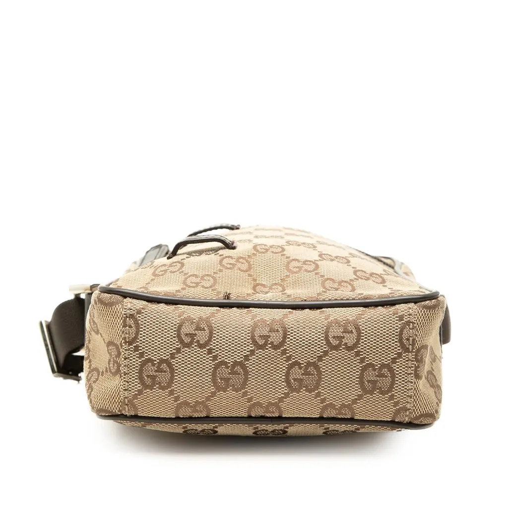 Gucci GG Canvas Crossbody Beige Canvas Good - Inside View