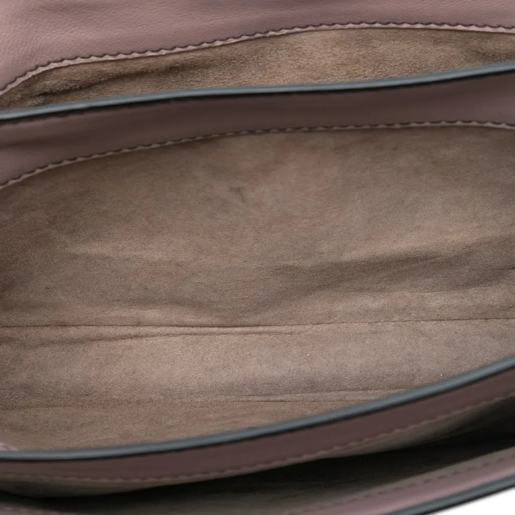 Bottega Veneta Small Nappa Intrecciato Runway Shoulder Bag Pink Leather Very good - Model View