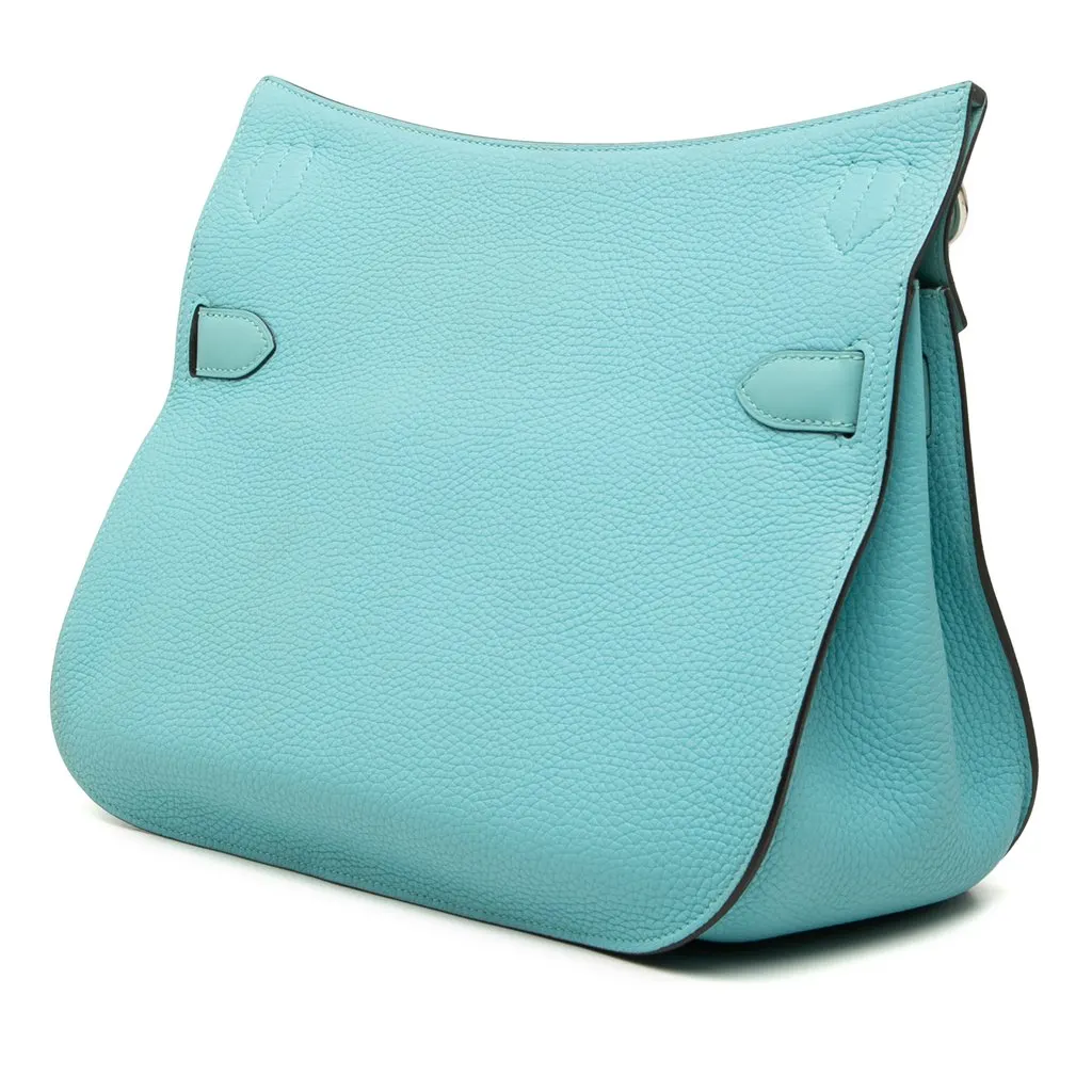 Hermès Clemence and Swift Jypsiere 31 Blue Leather Very good - Back View