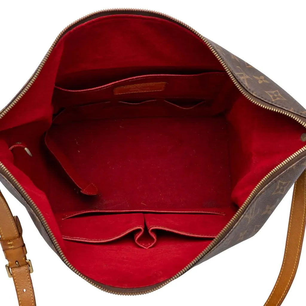 Louis Vuitton Monogram Amfar Three Brown Canvas Good - Model View