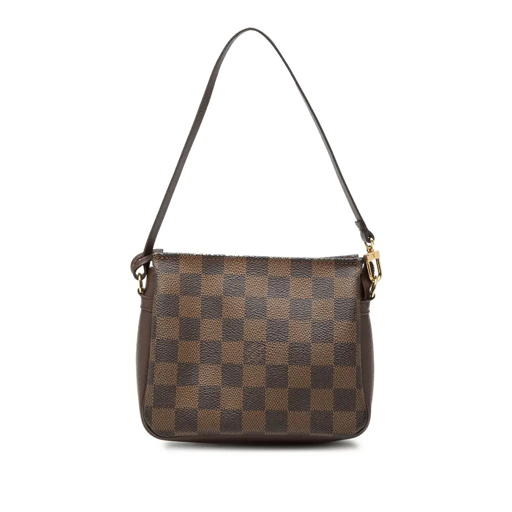 Louis Vuitton Damier Ebene Trousse Pochette Brown Very good - Front View