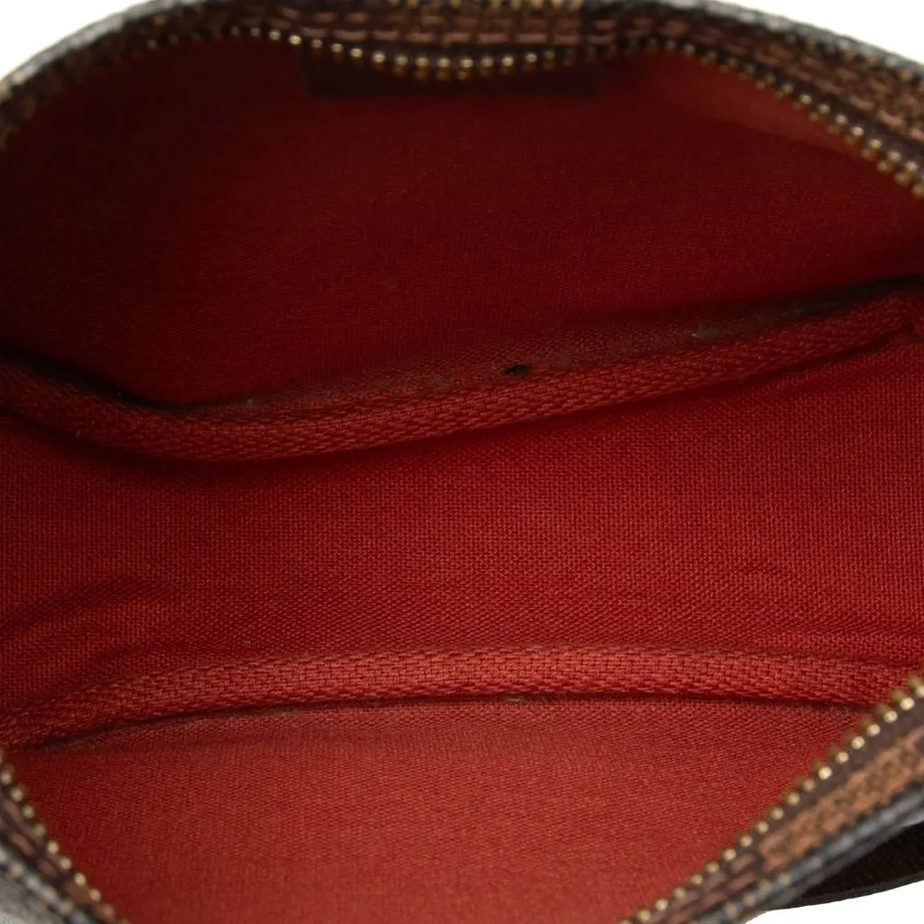 Louis Vuitton Damier Ebene Trousse Pochette Brown Very good - Model View