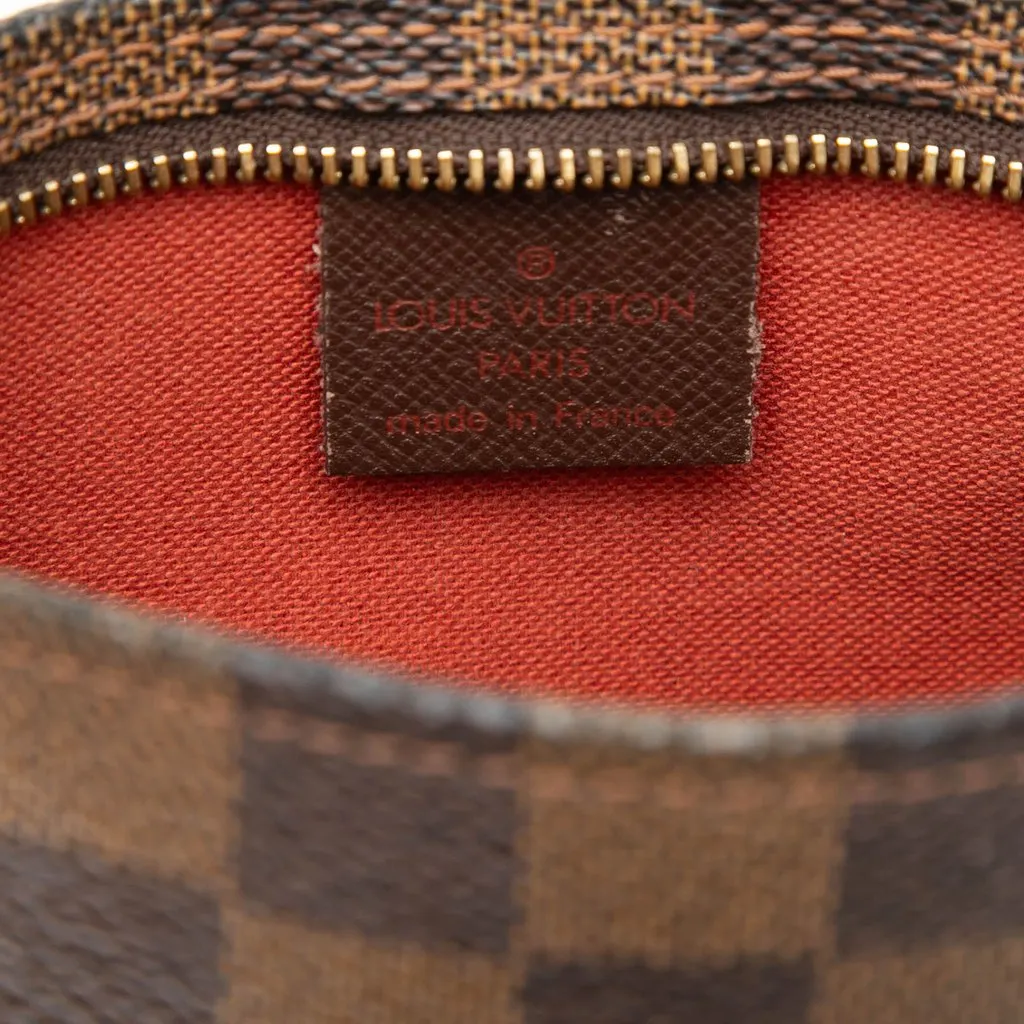 Louis Vuitton Damier Ebene Trousse Pochette Brown Very good - Box View