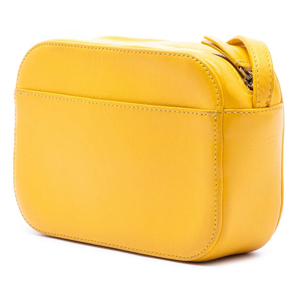 Balenciaga Leather Everyday Camera Bag XS Yellow Leather Very good - Back View