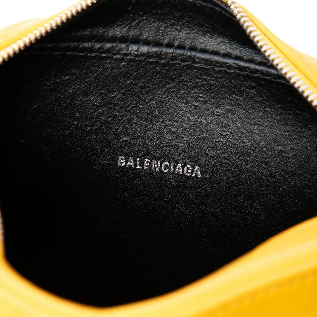 Balenciaga Leather Everyday Camera Bag XS Yellow Leather Very good - Box View