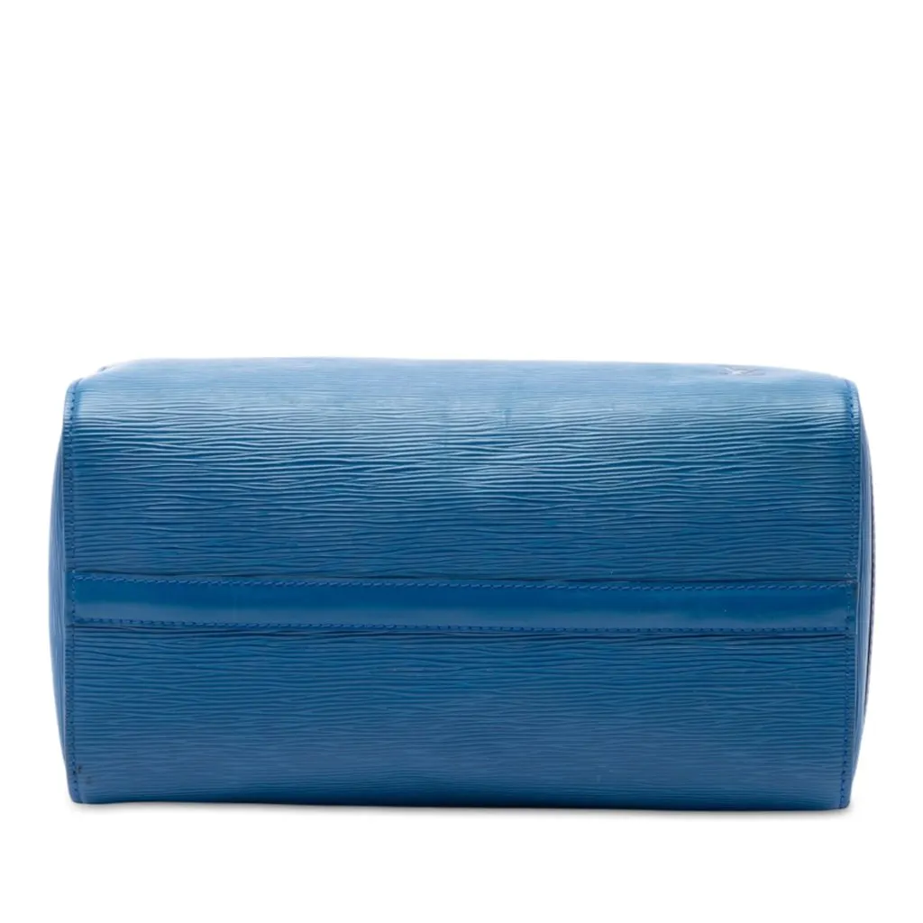Louis Vuitton Epi Speedy 35 Blue Leather Very good - Inside View