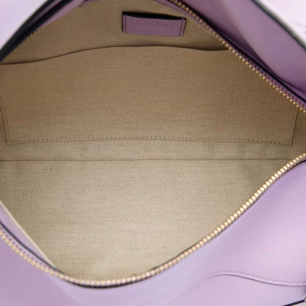 Loewe Calfskin Puzzle Hobo Purple Leather Very good - Model View