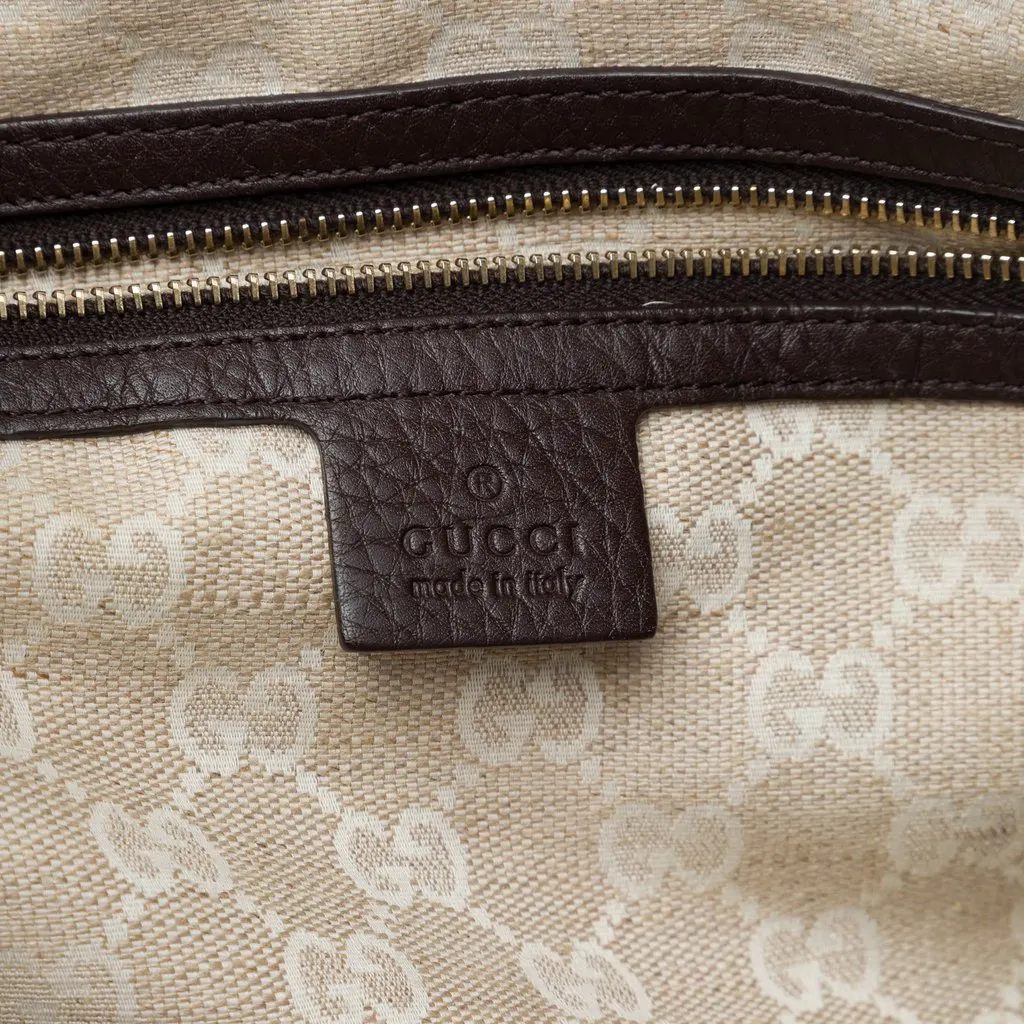 Gucci Calfskin Bamboo Diana Satchel Brown Leather Good - Box View