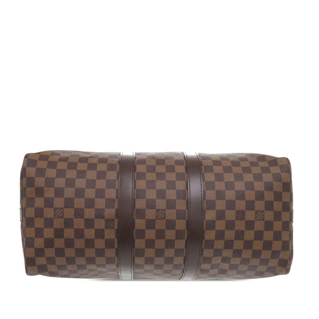 Louis Vuitton Damier Ebene Keepall Bandouliere 45 Brown Very good - Inside View