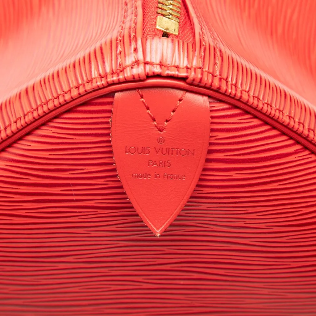 Louis Vuitton Epi Keepall 55 Red Leather Good - Box View