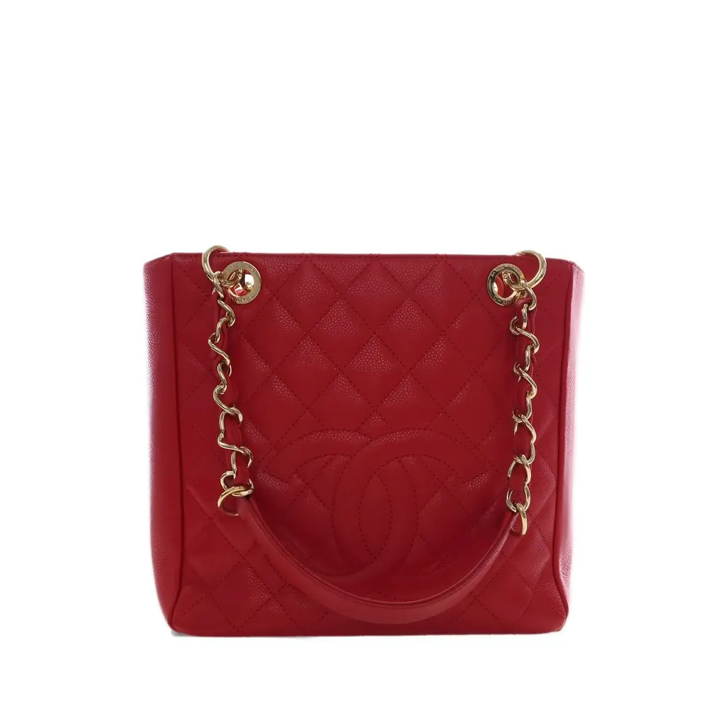 Chanel Caviar Petite Shopping Tote