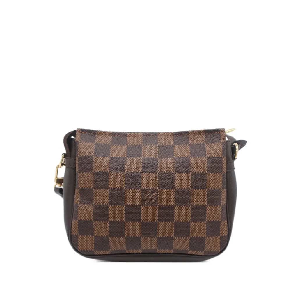 Louis Vuitton Damier Ebene Trousse Pochette Brown Canvas Very good - Front View