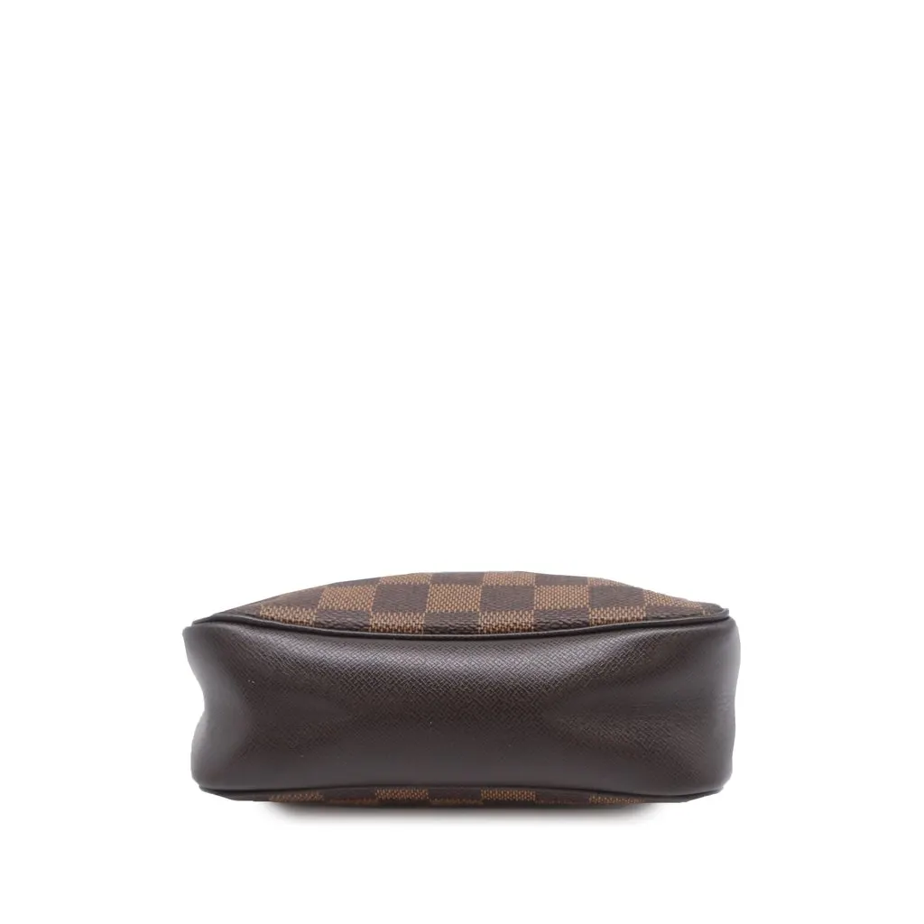 Louis Vuitton Damier Ebene Trousse Pochette Brown Canvas Very good - Inside View