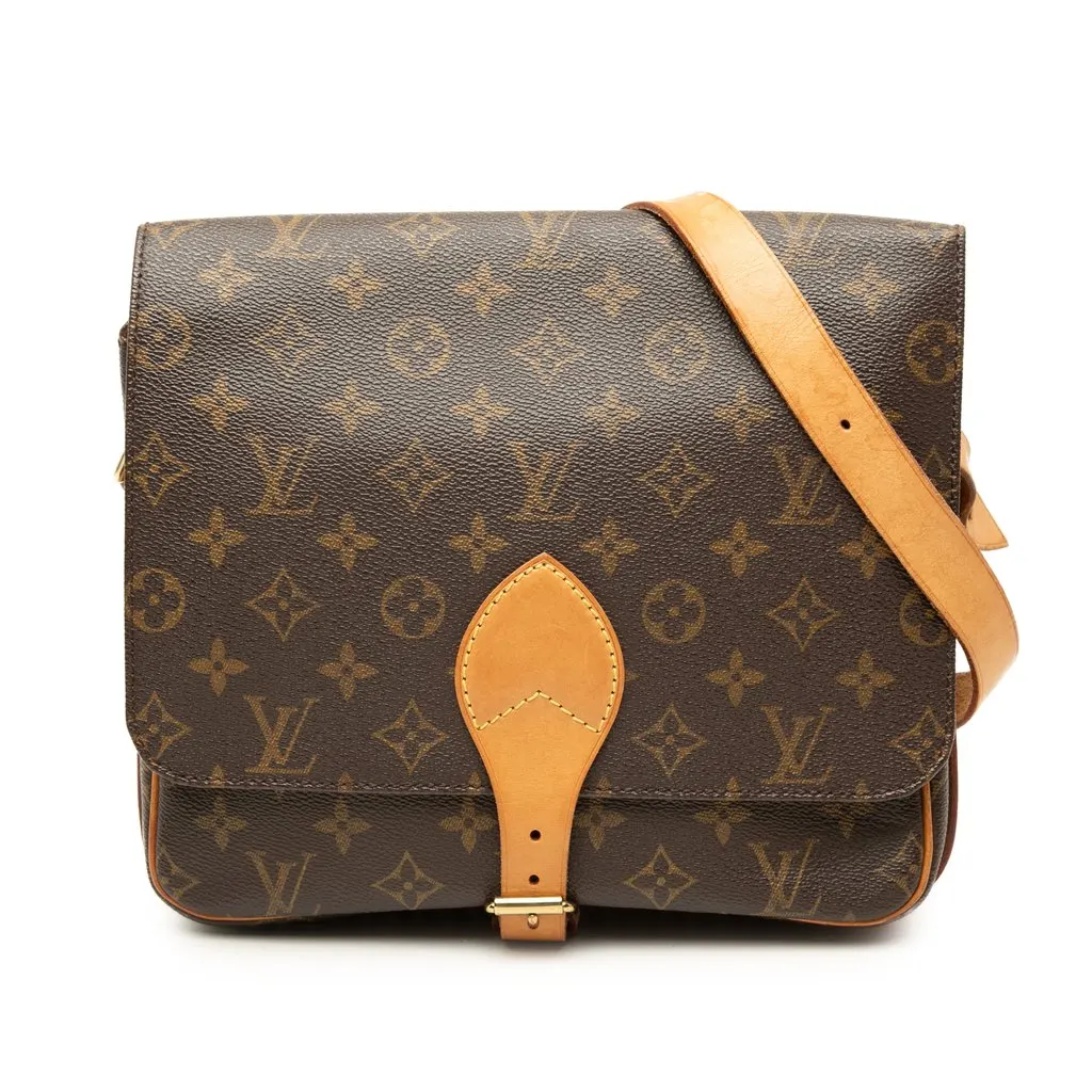 Louis Vuitton Monogram Cartouchiere GM Brown Canvas Very good - Front View