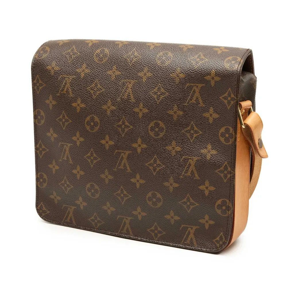 Louis Vuitton Monogram Cartouchiere GM Brown Canvas Very good - Back View