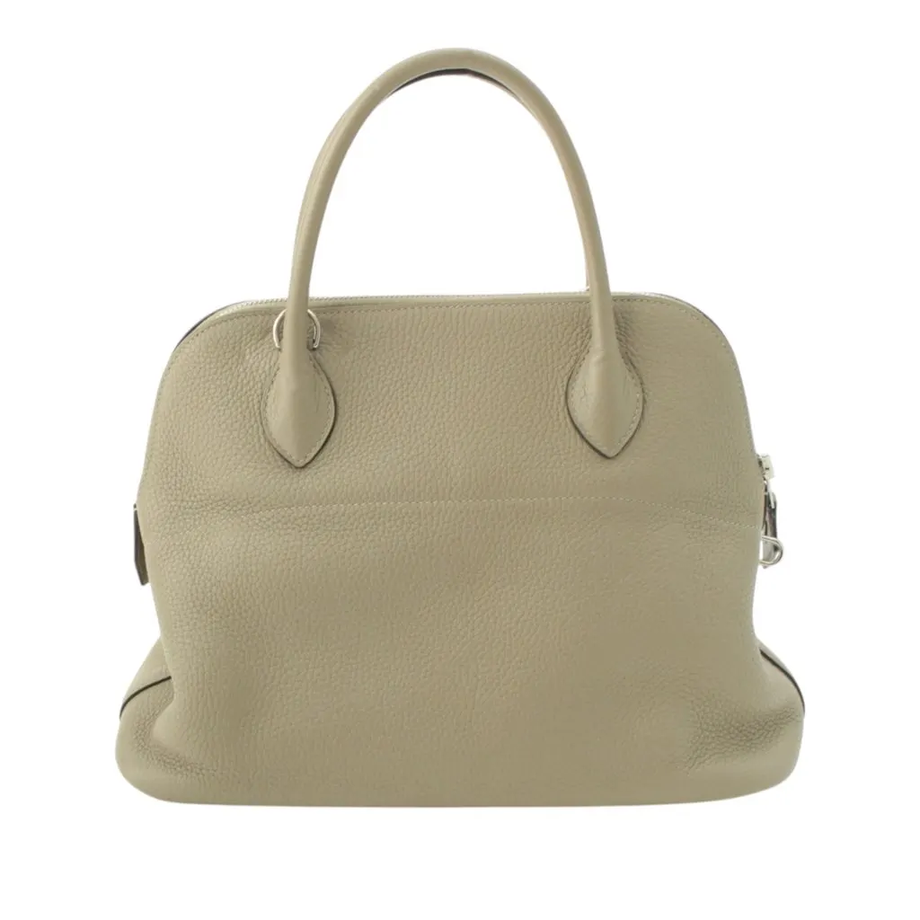 Hermès Clemence Bolide 31 Beige Leather Very good - Model View