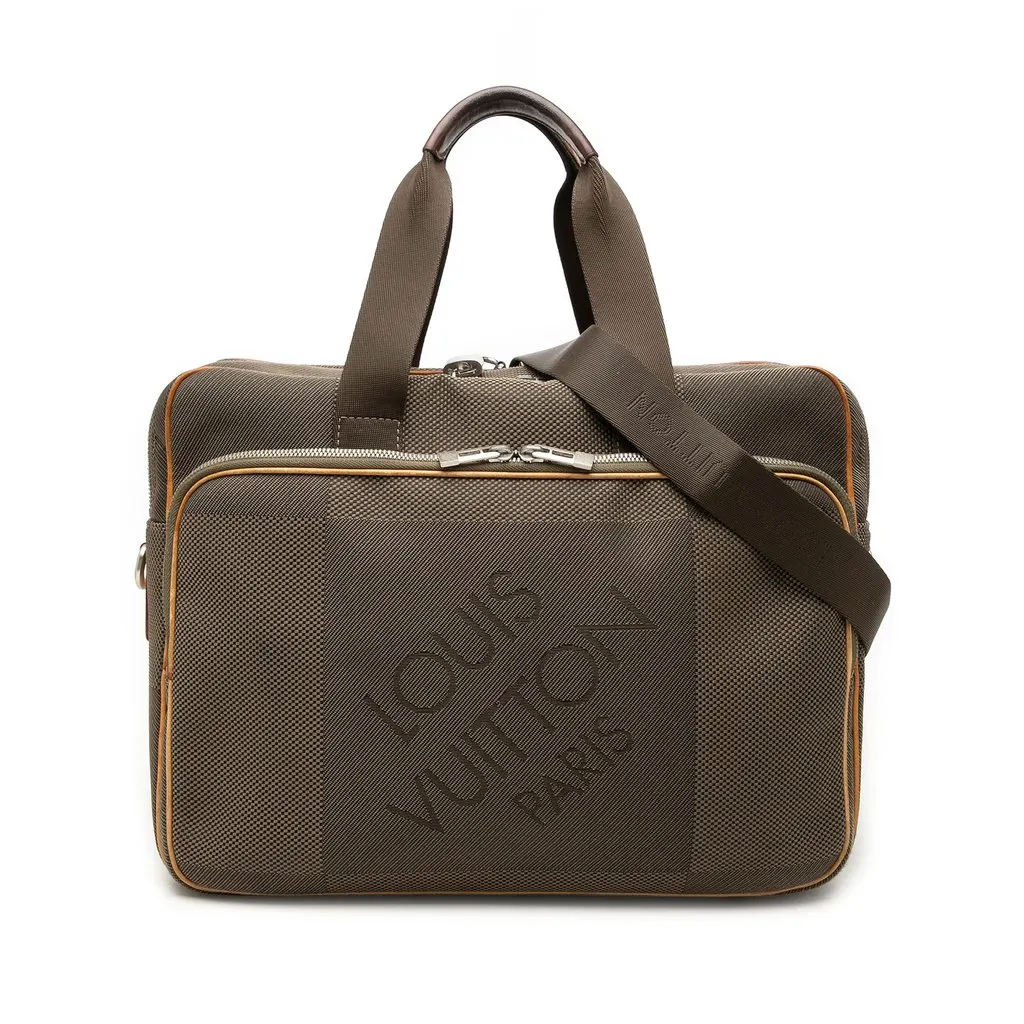 Louis Vuitton Damier Geant Associe GM Brown Canvas Good - Front View