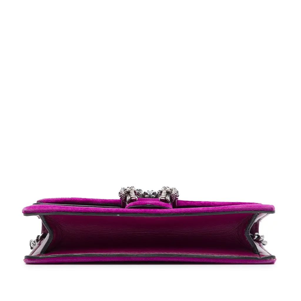 Gucci Mini Velvet Dionysus Crossbody Purple Very good - Inside View