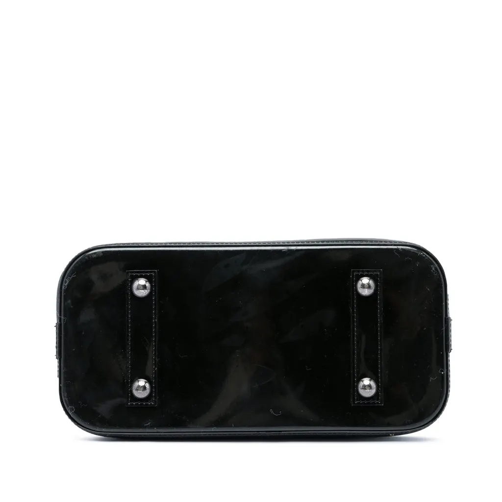 Louis Vuitton Monogram Vernis Alma PM Black Leather Very good - Inside View