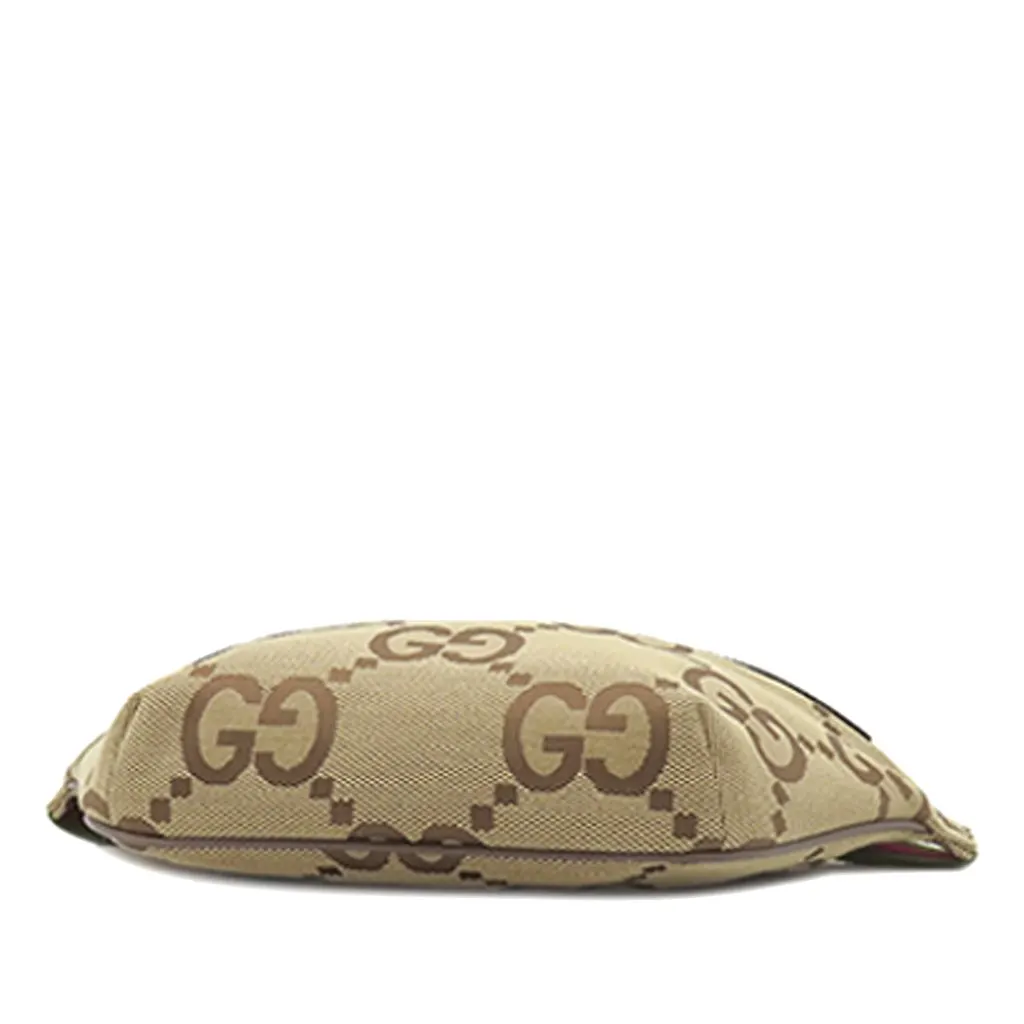 Gucci Jumbo GG Canvas Web Belt Bag Beige Very good - Inside View