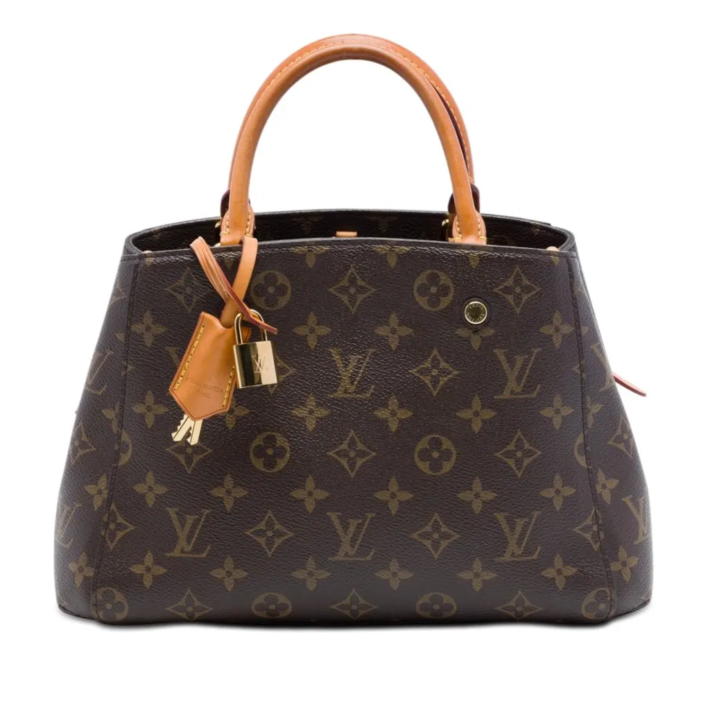 Louis Vuitton Monogram Montaigne BB Brown Very good - Front View