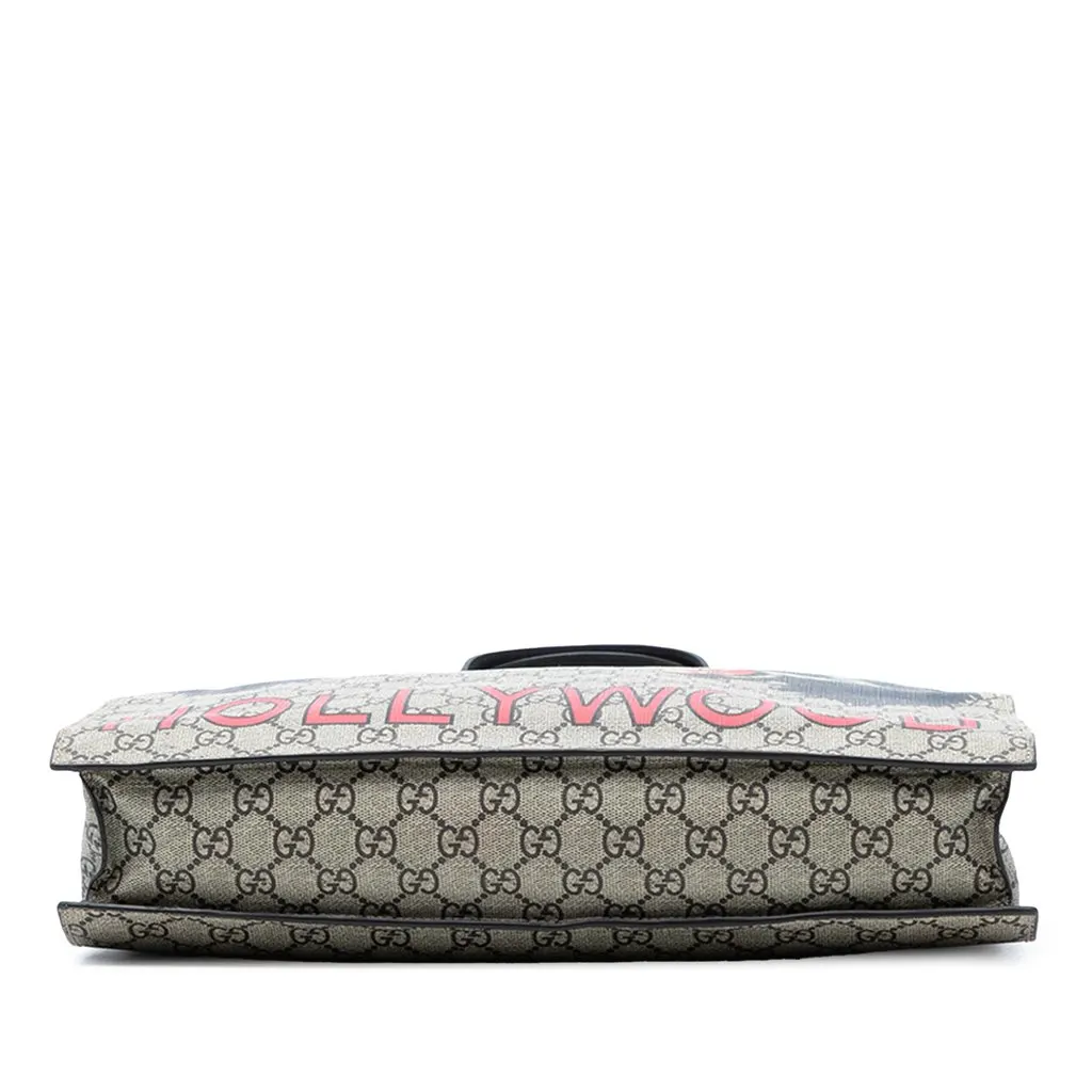 Gucci GG Supreme Wolf Tote Beige Very good - Inside View
