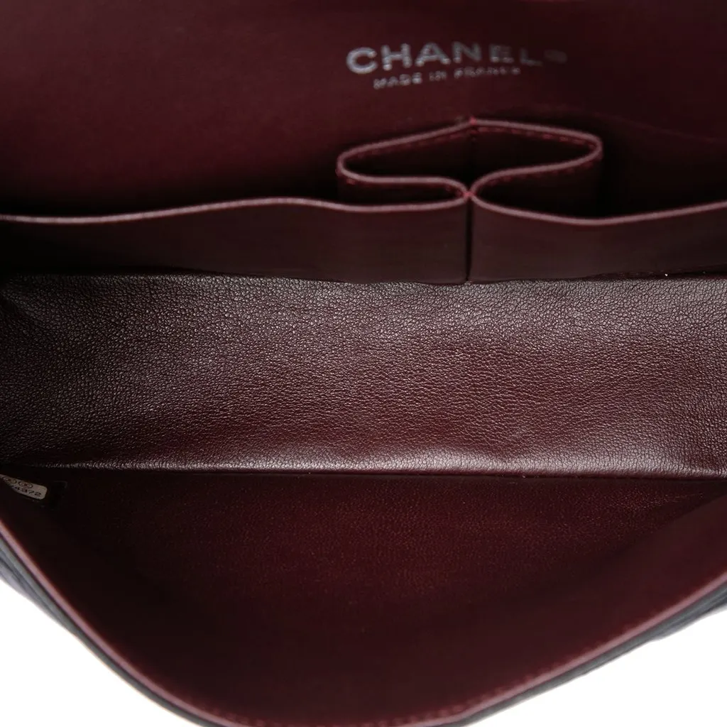 Chanel Medium Classic Lambskin Double Flap Black Leather Very good - Model View