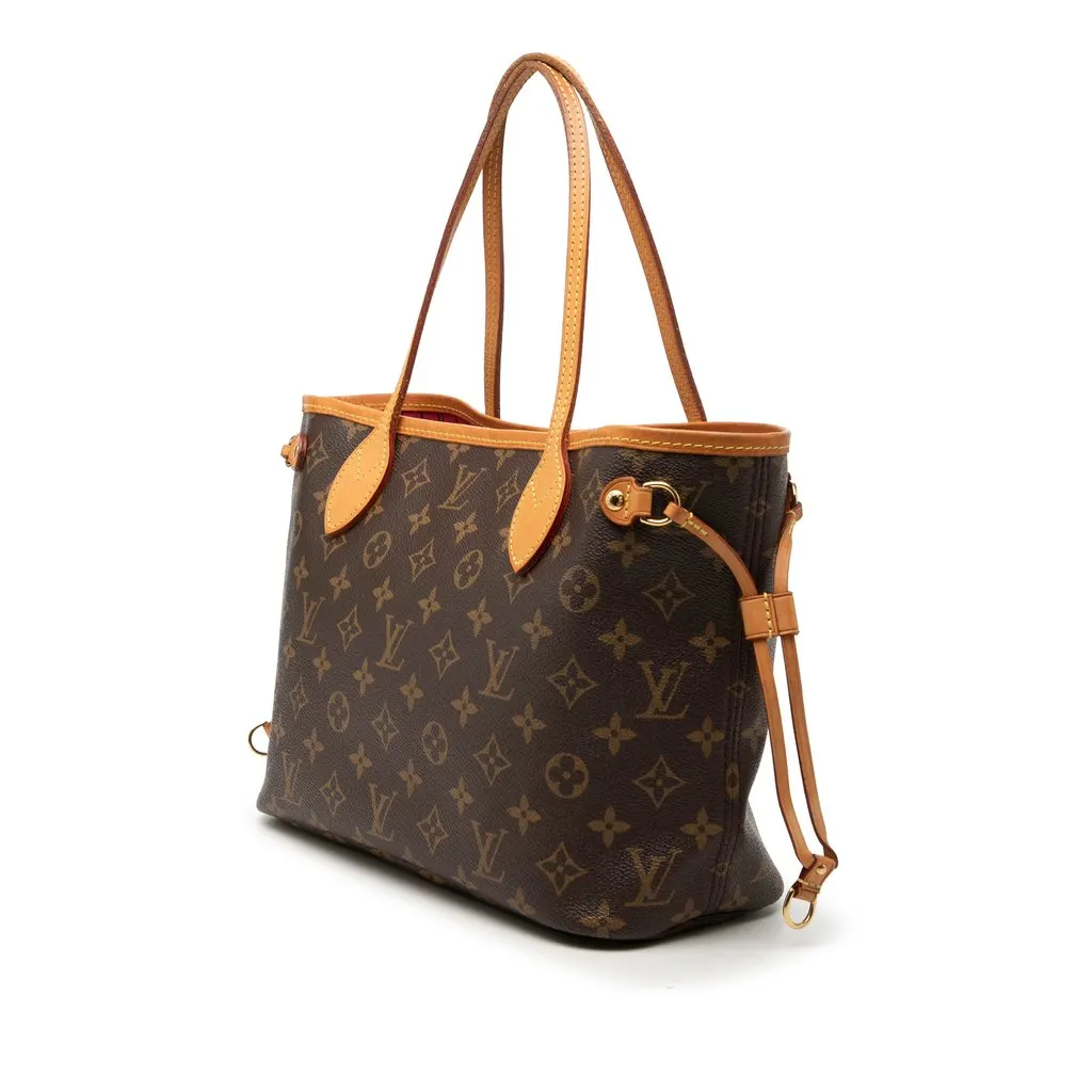 Louis Vuitton Monogram Neverfull PM Brown Very good - Back View