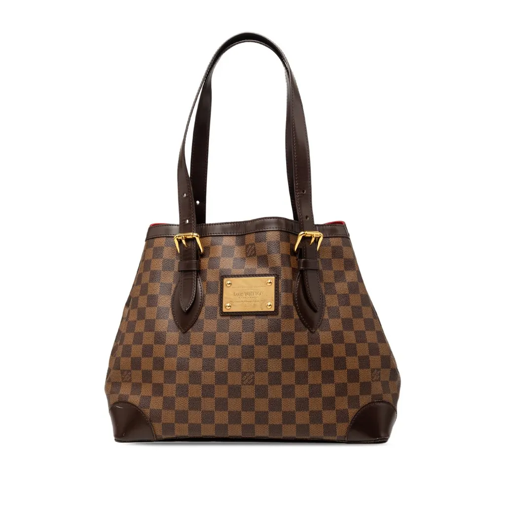Louis Vuitton Damier Ebene Hampstead MM Brown Very good - Front View