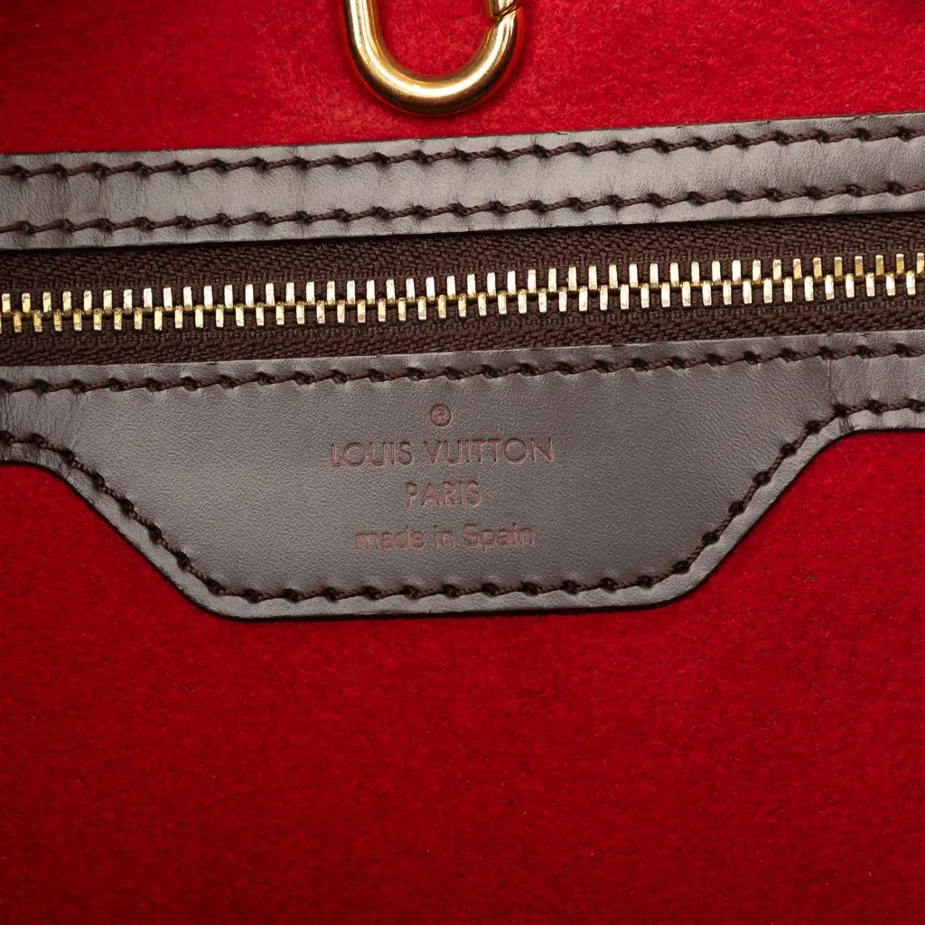 Louis Vuitton Damier Ebene Hampstead MM Brown Very good - Box View