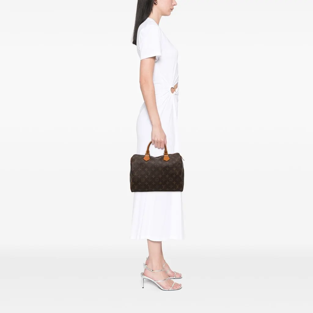Louis Vuitton Monogram Speedy 30 Brown Canvas Very good - Box View