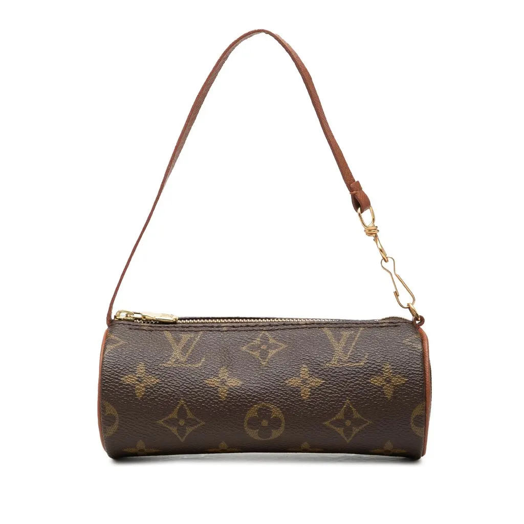Louis Vuitton Monogram Papillon Pochette Brown Very good - Front View