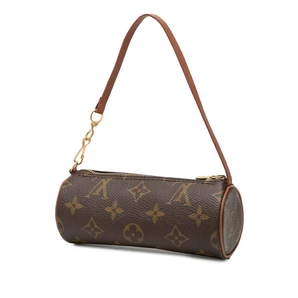 Louis Vuitton Monogram Papillon Pochette Brown Very good - Back View