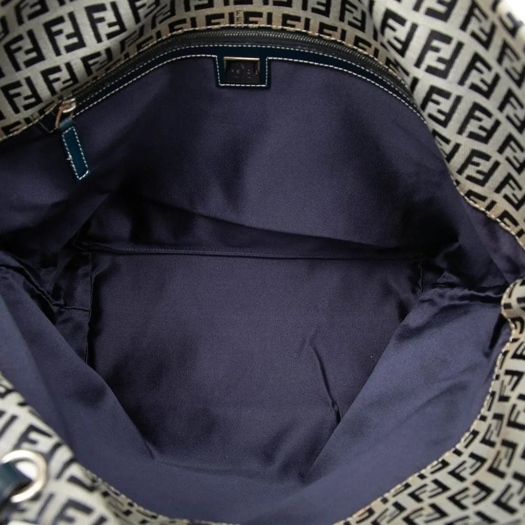 Fendi Zucchino Canvas Tote MultiColor Very good - Model View