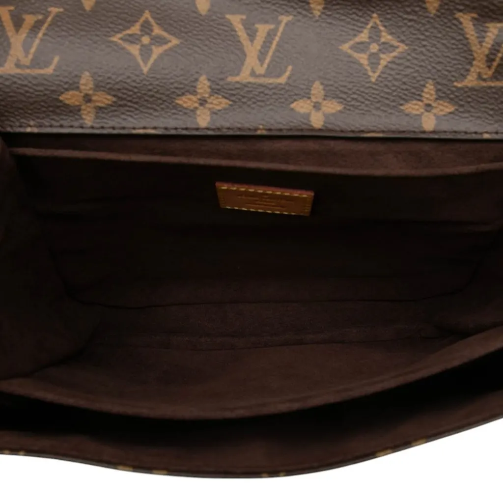 Louis Vuitton Monogram Pochette Metis Brown Very good - Model View