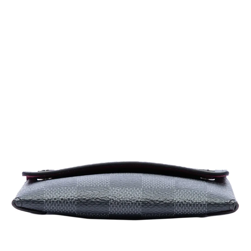 Louis Vuitton Damier Graphite Compact Modulable Wallet Black Canvas Good - Inside View
