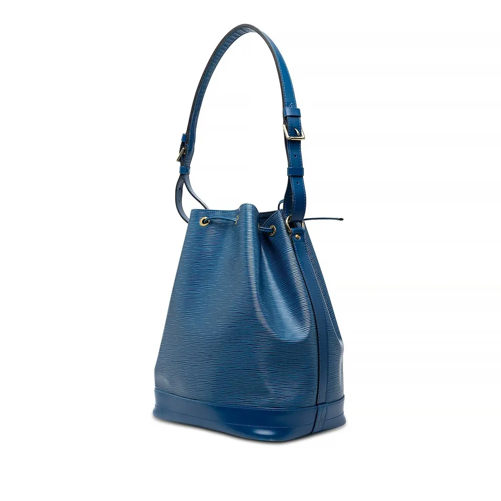 Louis Vuitton Epi Noe GM Blue Leather Good - Back View