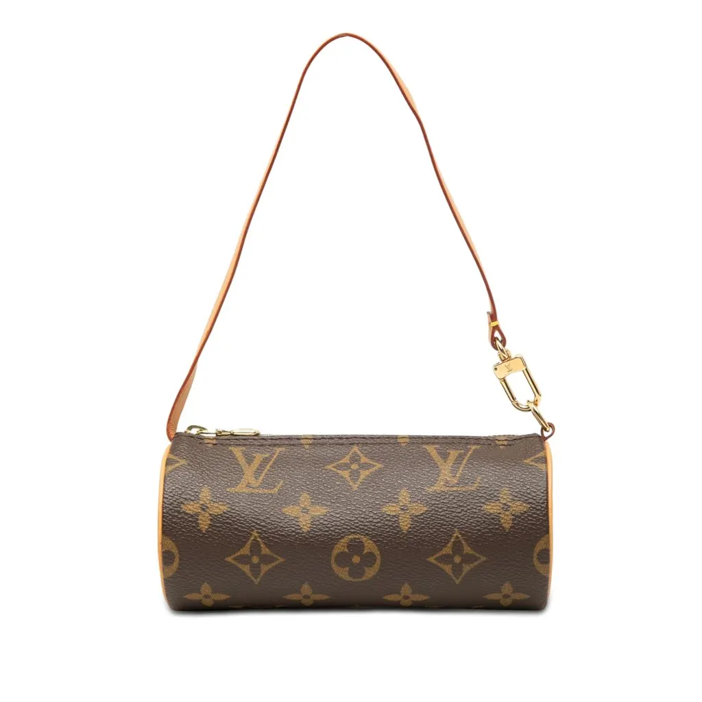 Louis Vuitton Monogram Papillon Pochette Brown Very good - Front View