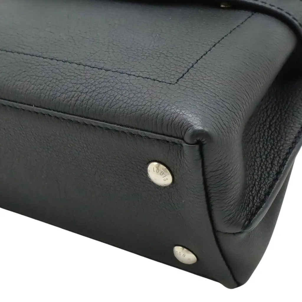 Louis Vuitton Grained Calfskin Mini LockMe Ever Black Leather Very good - Inside View